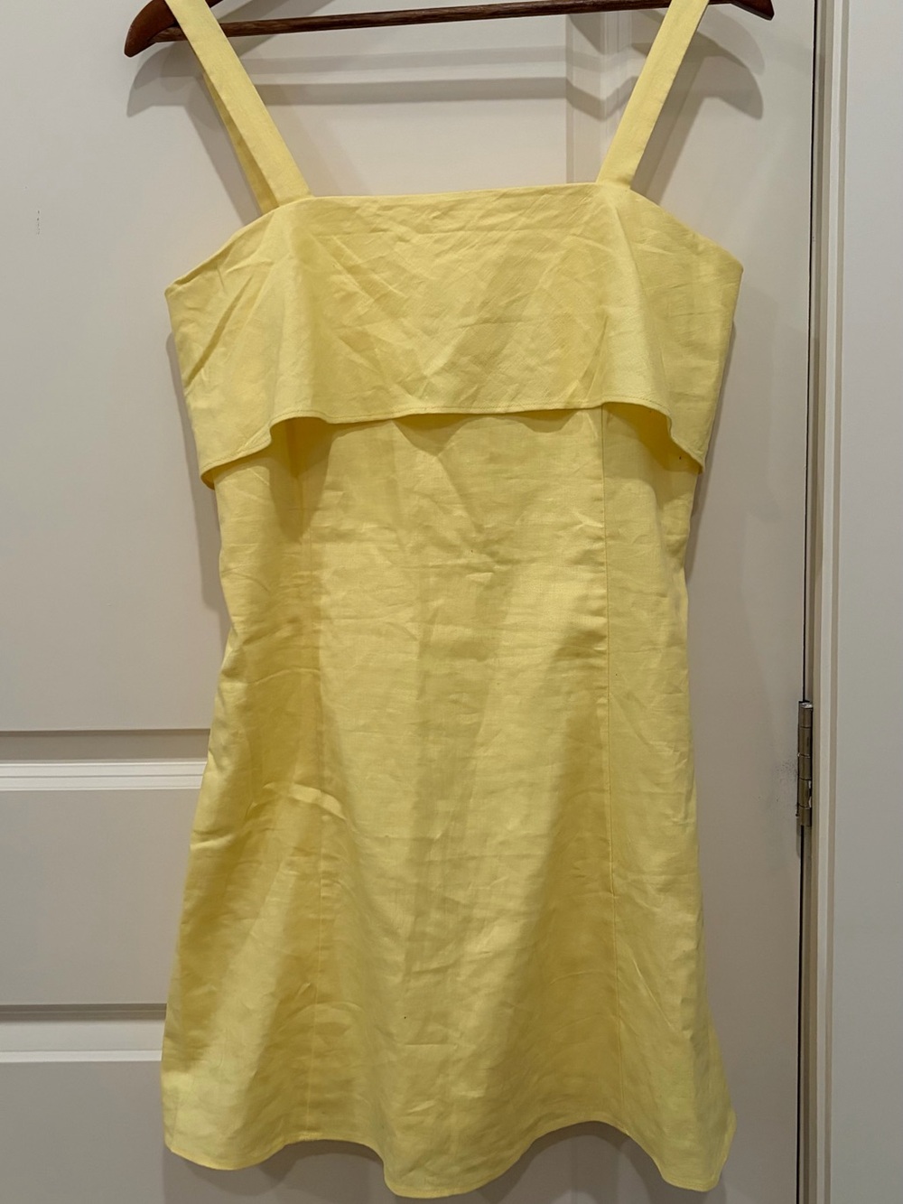 Yellow Linen Blend  Sundress